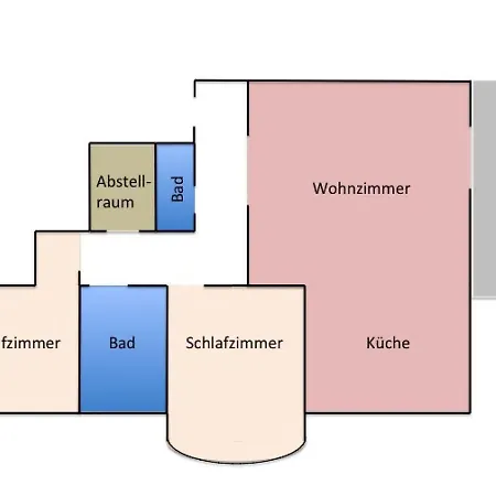 아파트 Ferienwohnung Klugow 네우루핀